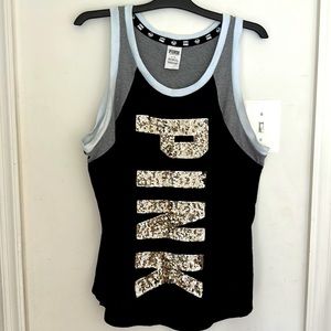 EUC PINK Victoria’s Secret tank top. Size large.